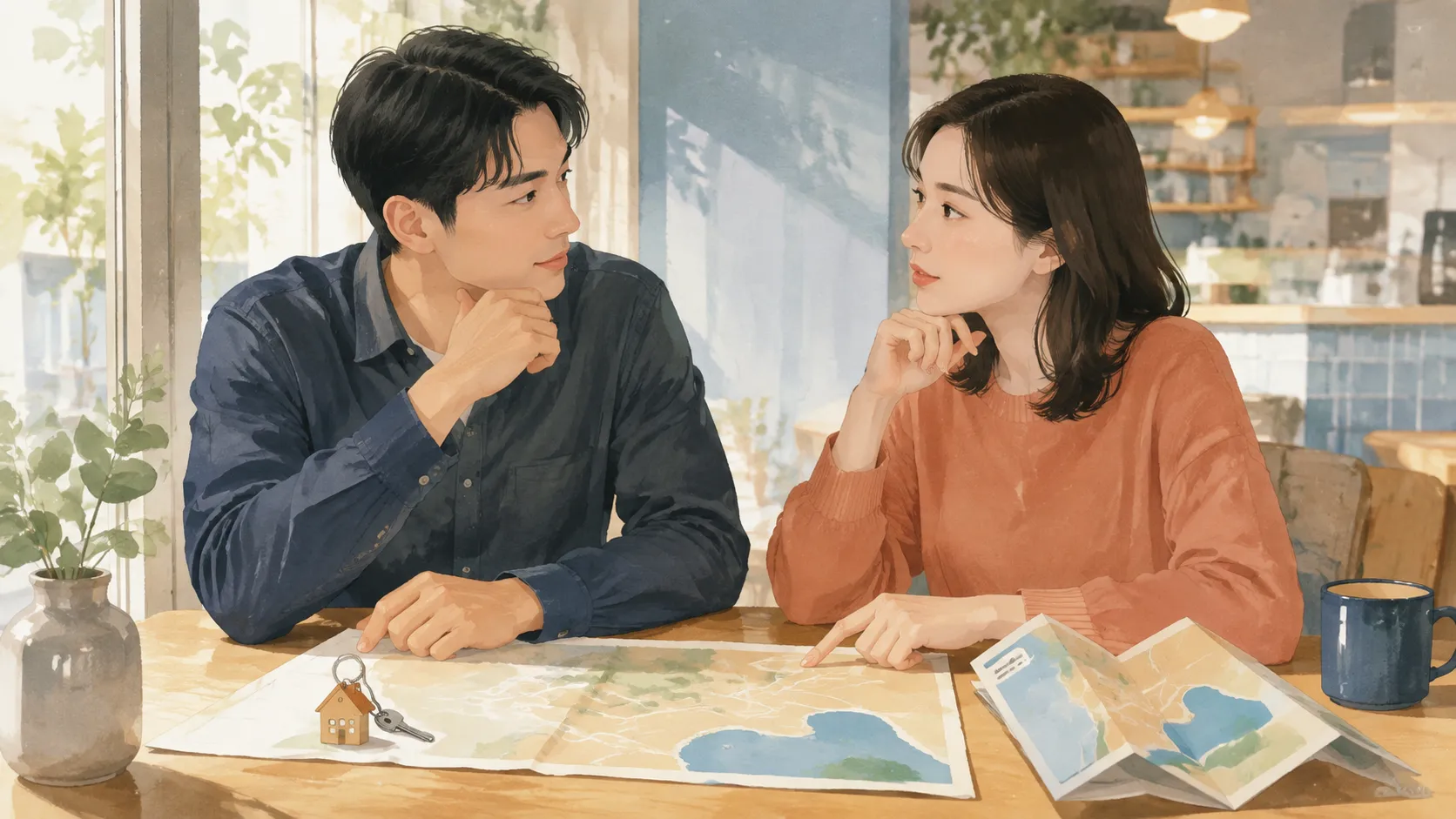 伴侣一个想买房一个想旅行，未来规划不一致怎么谈