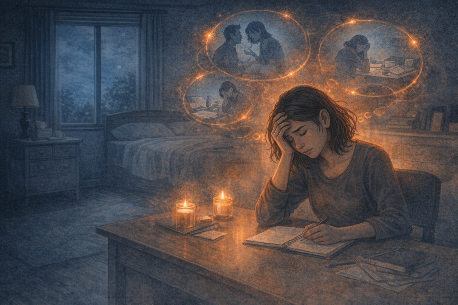 反刍思维是什么意思？为什么一到晚上就会反复想同一件事