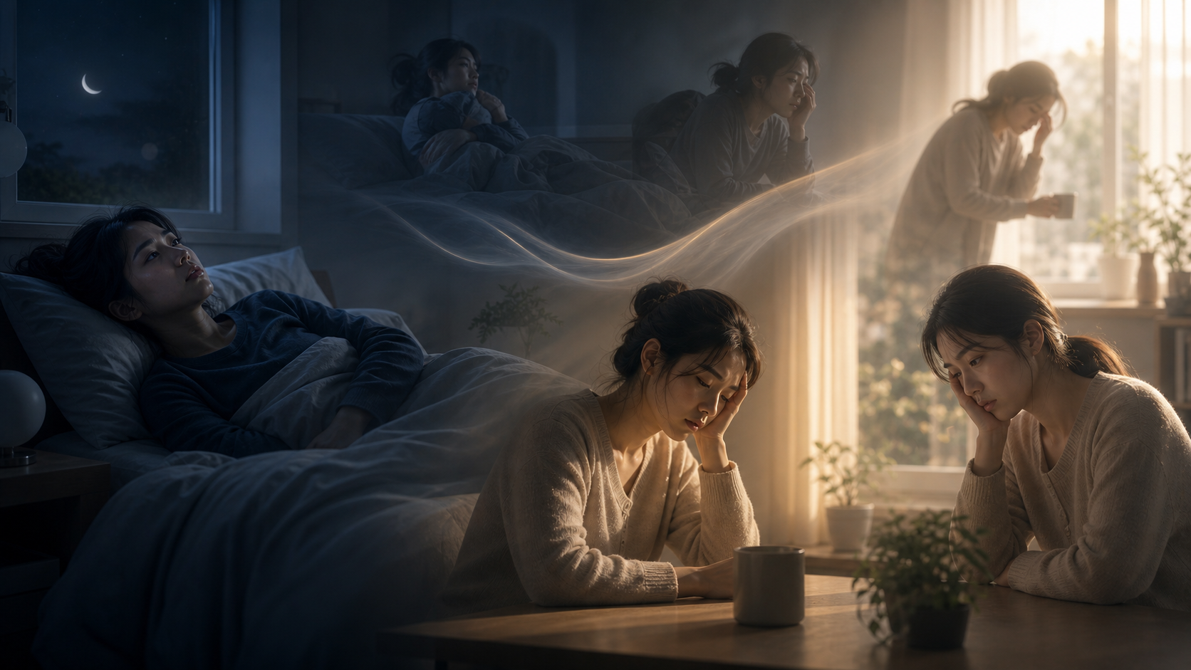 PSQI 睡眠质量指数：入睡困难、夜醒和白天功能怎么连起来