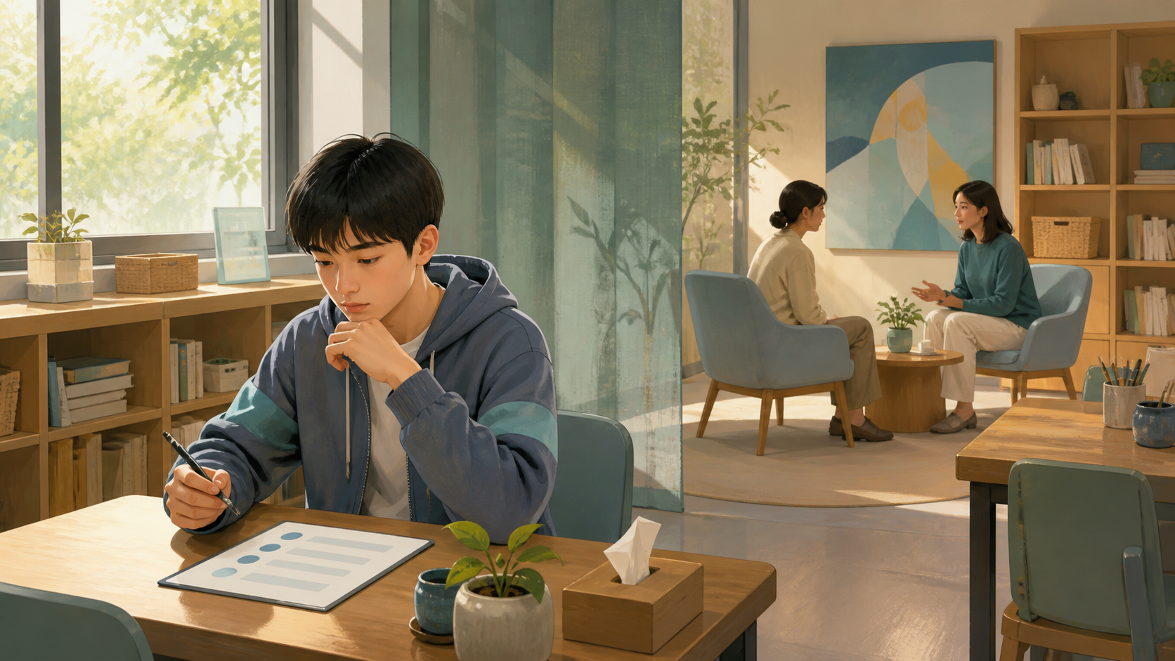 青少年成长课程做团体测评，家长确认和学员隐私怎样安排