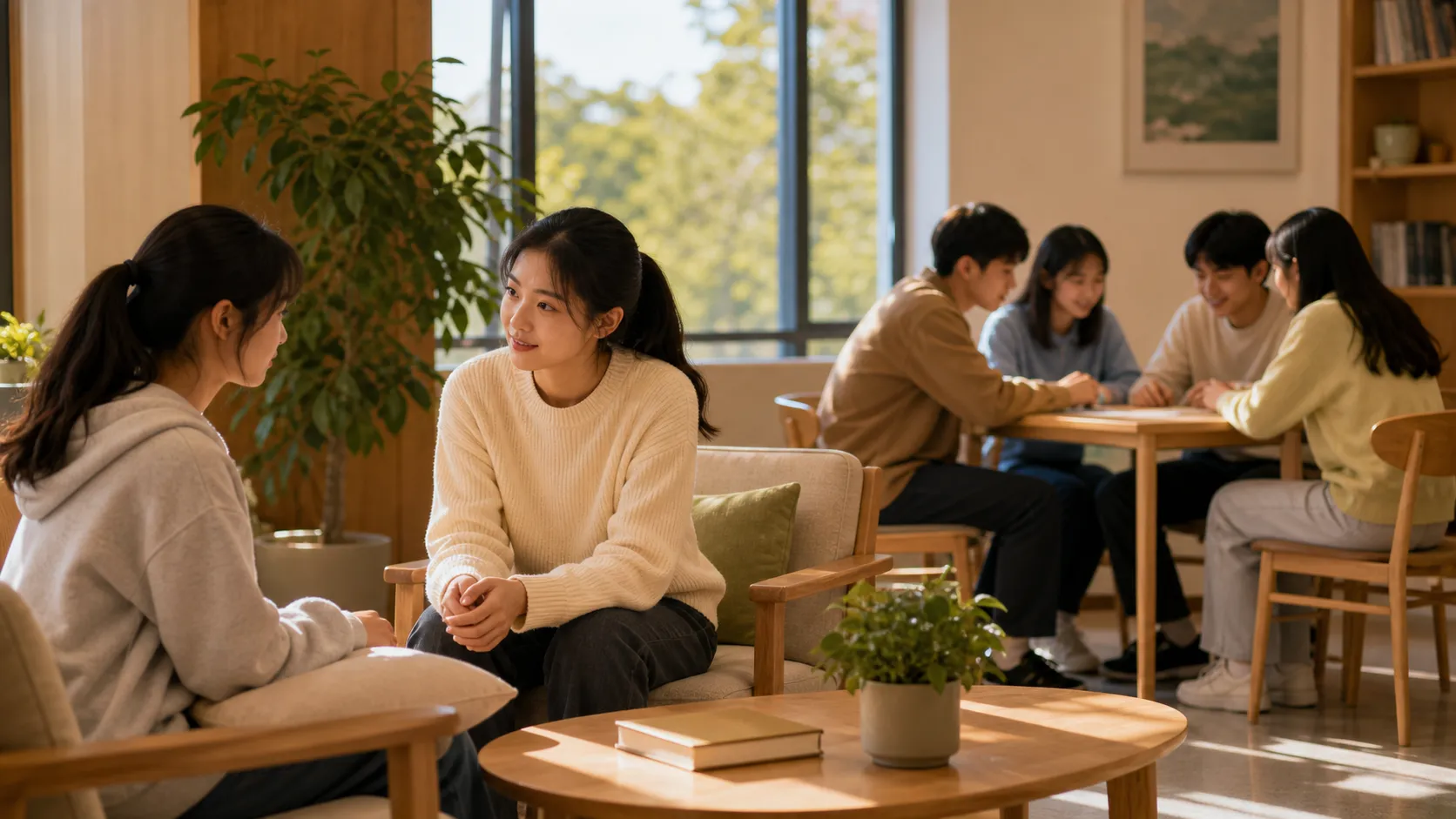 学生向社团负责人倾诉暗恋困扰时，怎样支持而不参与解读对方信号