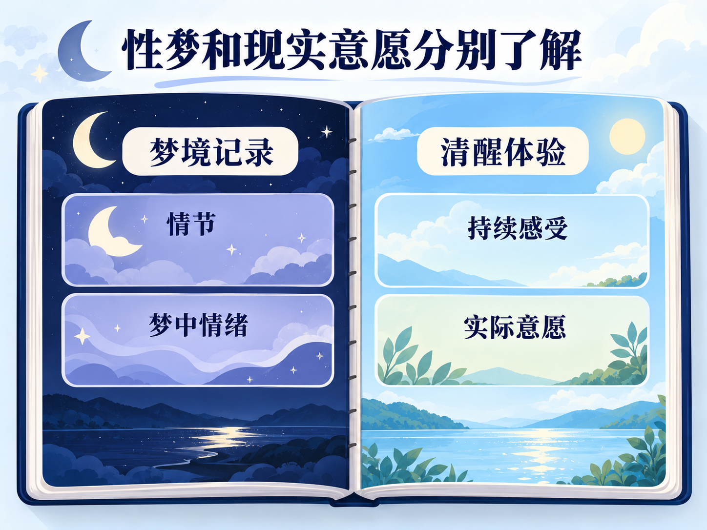 性梦与清醒意愿的区分