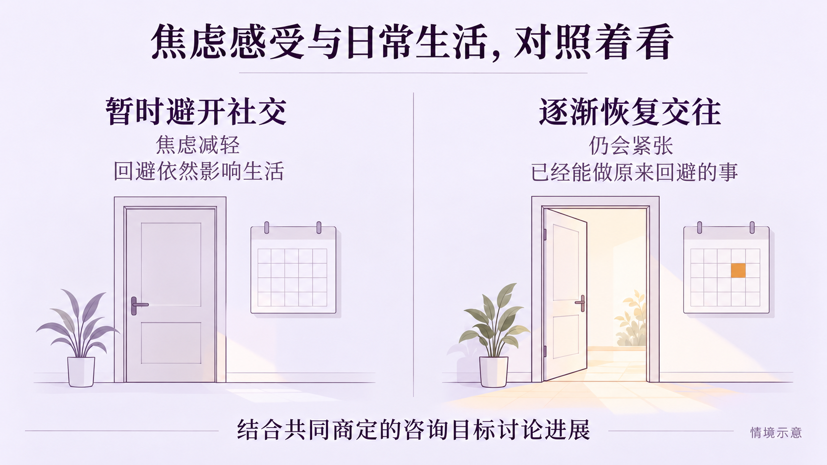 感受与生活功能的两种变化