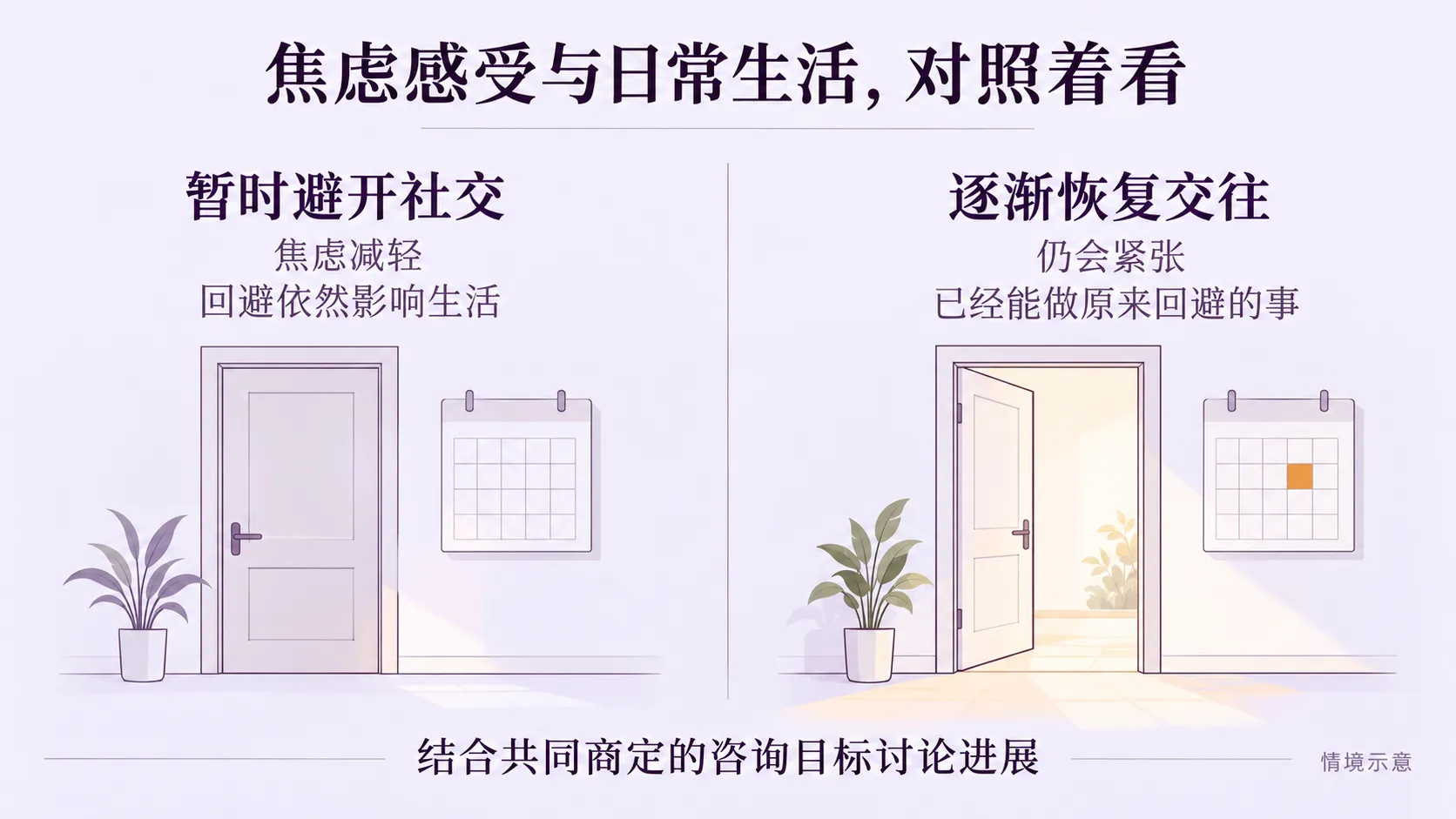感受与生活功能的两种变化