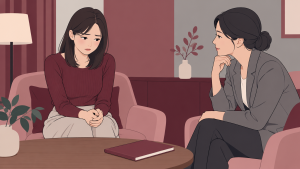 年轻人在咨询中讨论难以启齿的性需求