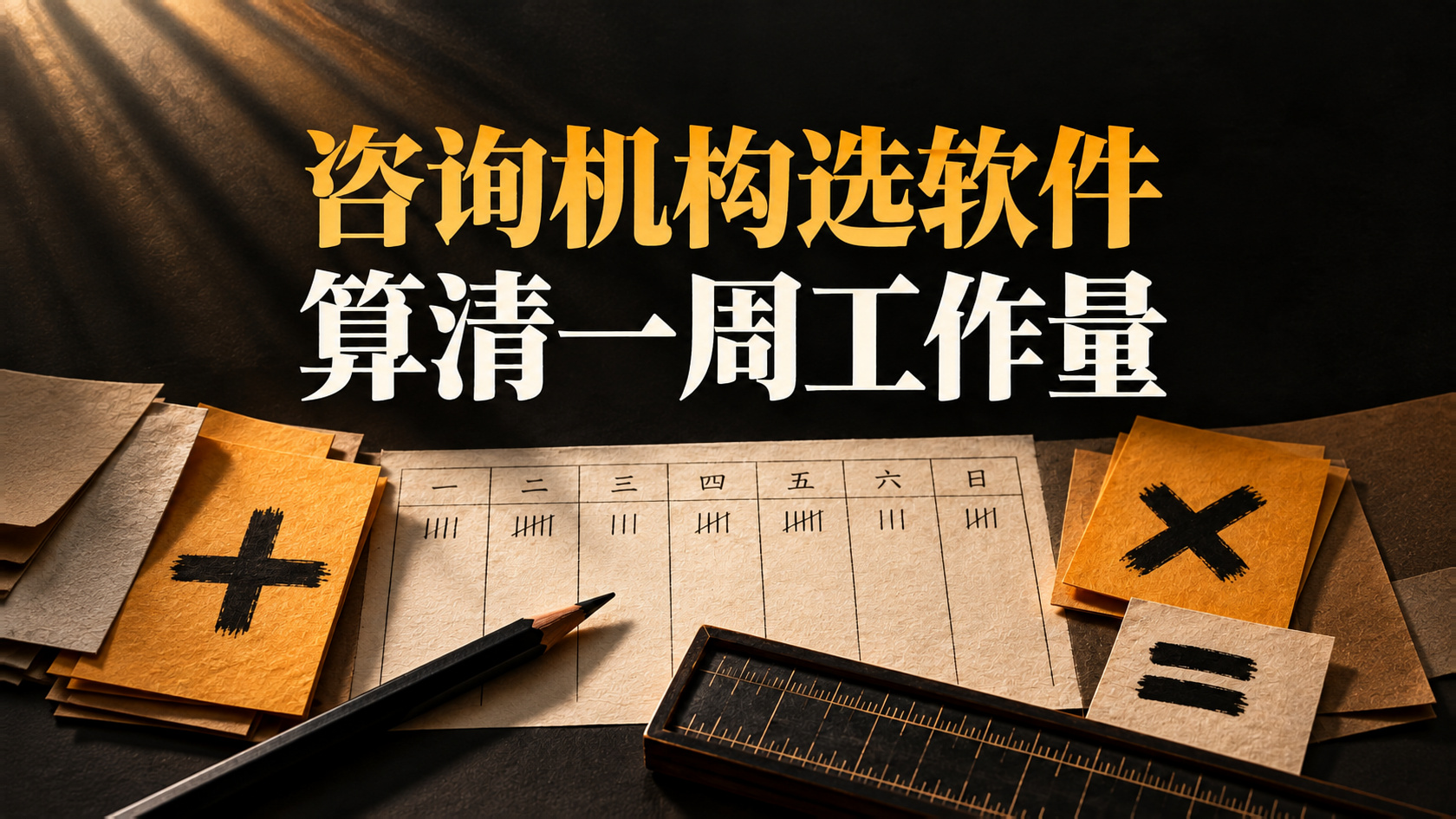 咨询机构怎样用一周真实工作量比较心理测评软件