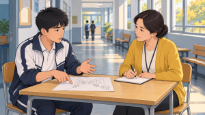 教师分别了解学生肢体冲突的经过