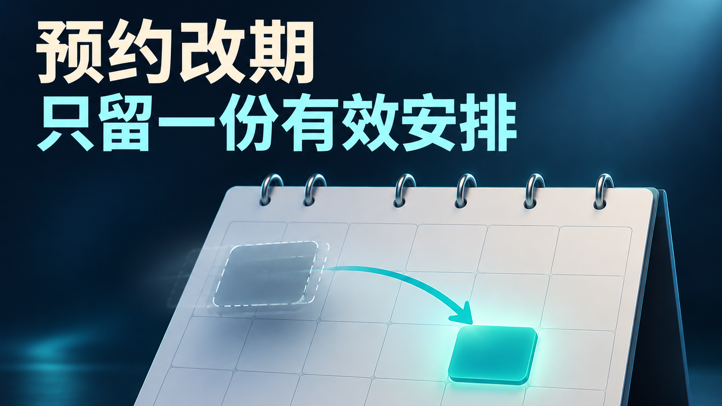 心理咨询预约临时改期或停诊，怎样避免新旧安排同时生效？