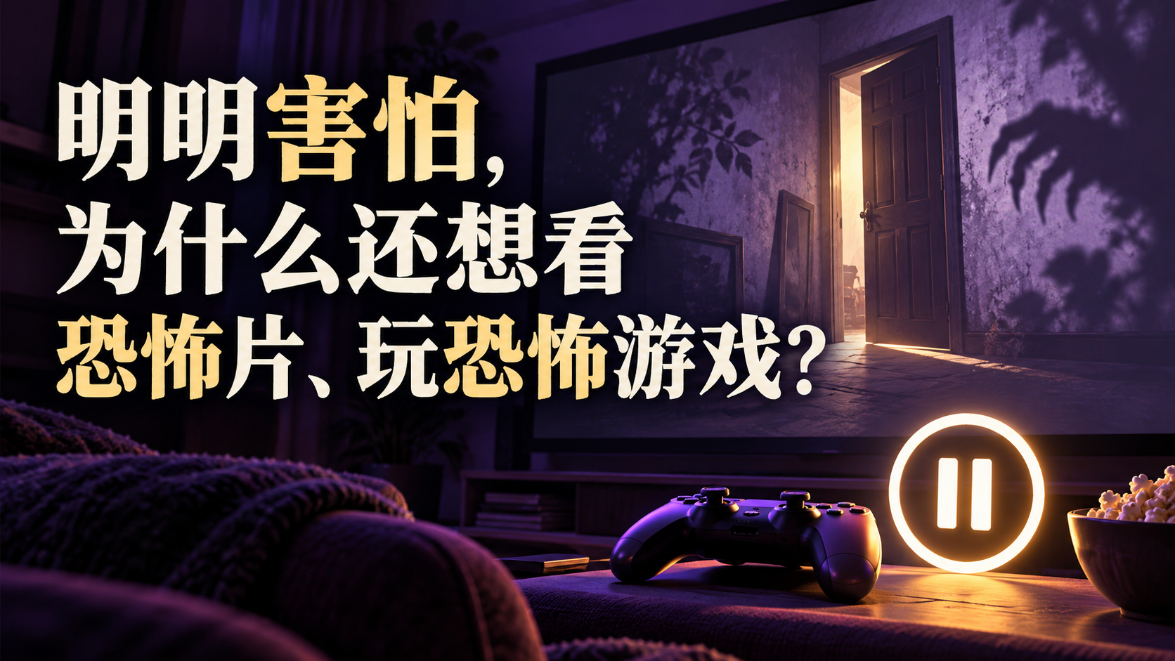 明明害怕，为什么还想看恐怖片、玩恐怖游戏？