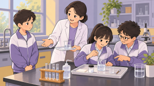 老师为犹豫参与的小组学生明确任务