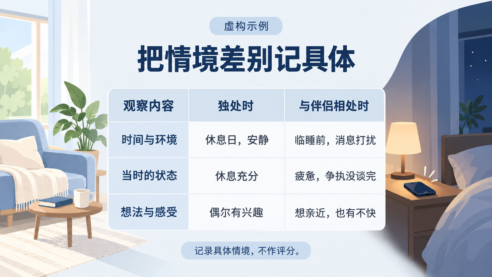独处与伴侣情境的差别