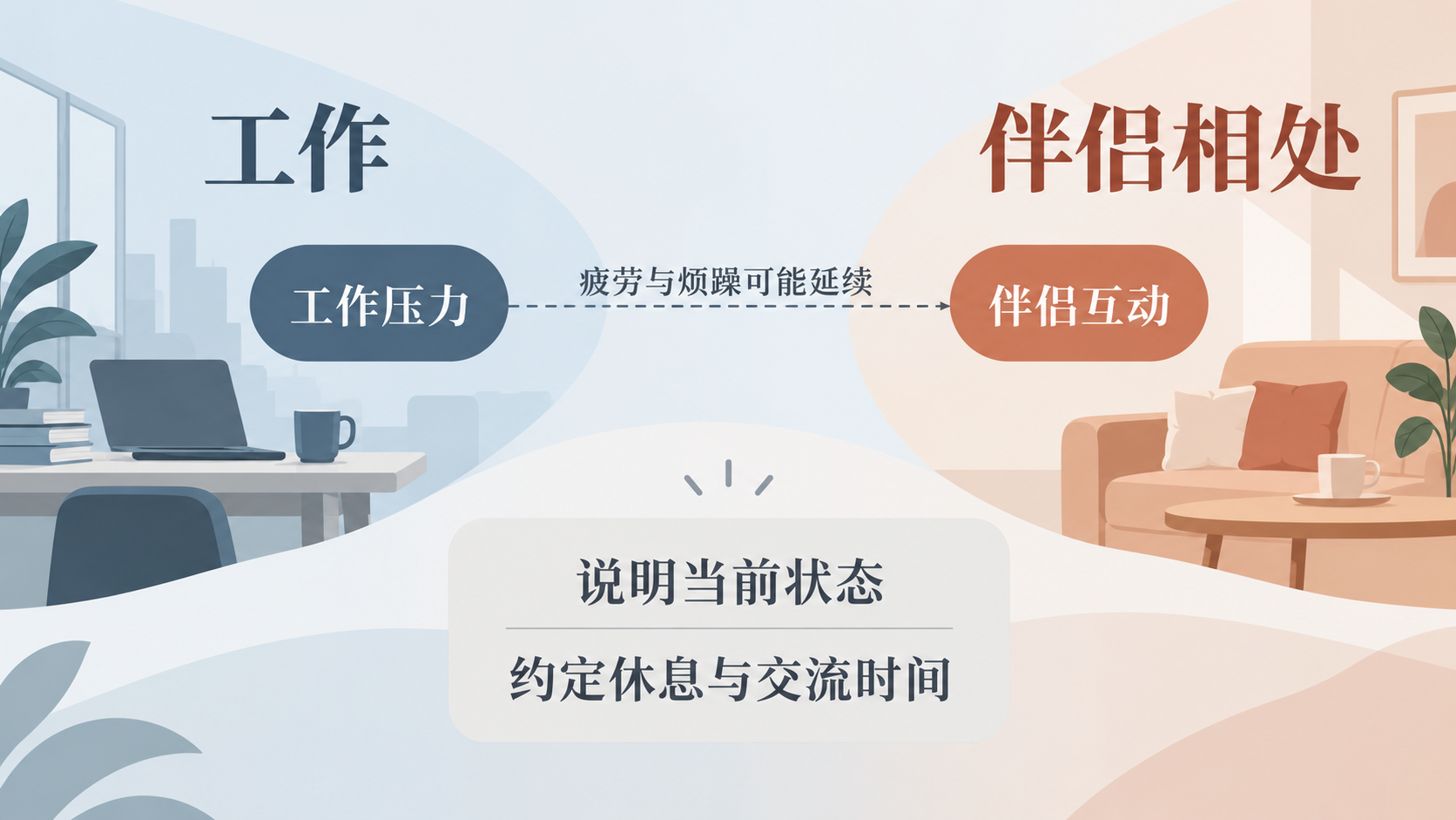 工作压力进入伴侣互动的过程