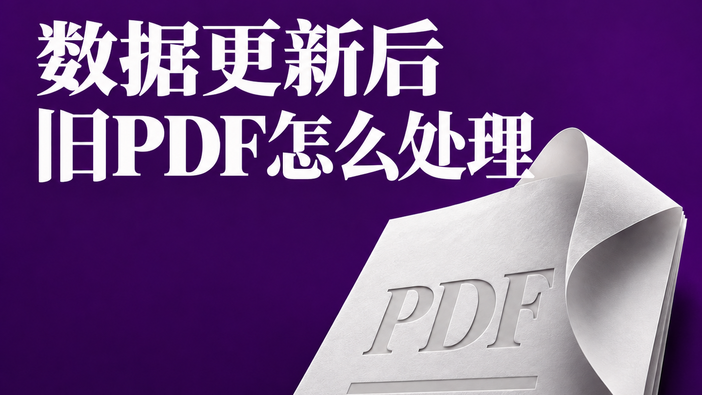 团体测评分析保存成PDF后数据又更新了 旧文件怎么处理