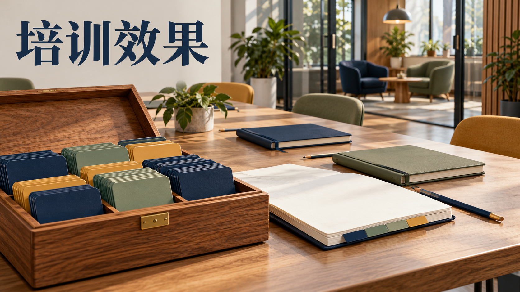 情境练习卡与记录册,表现心理健康培训后的实践与评估。