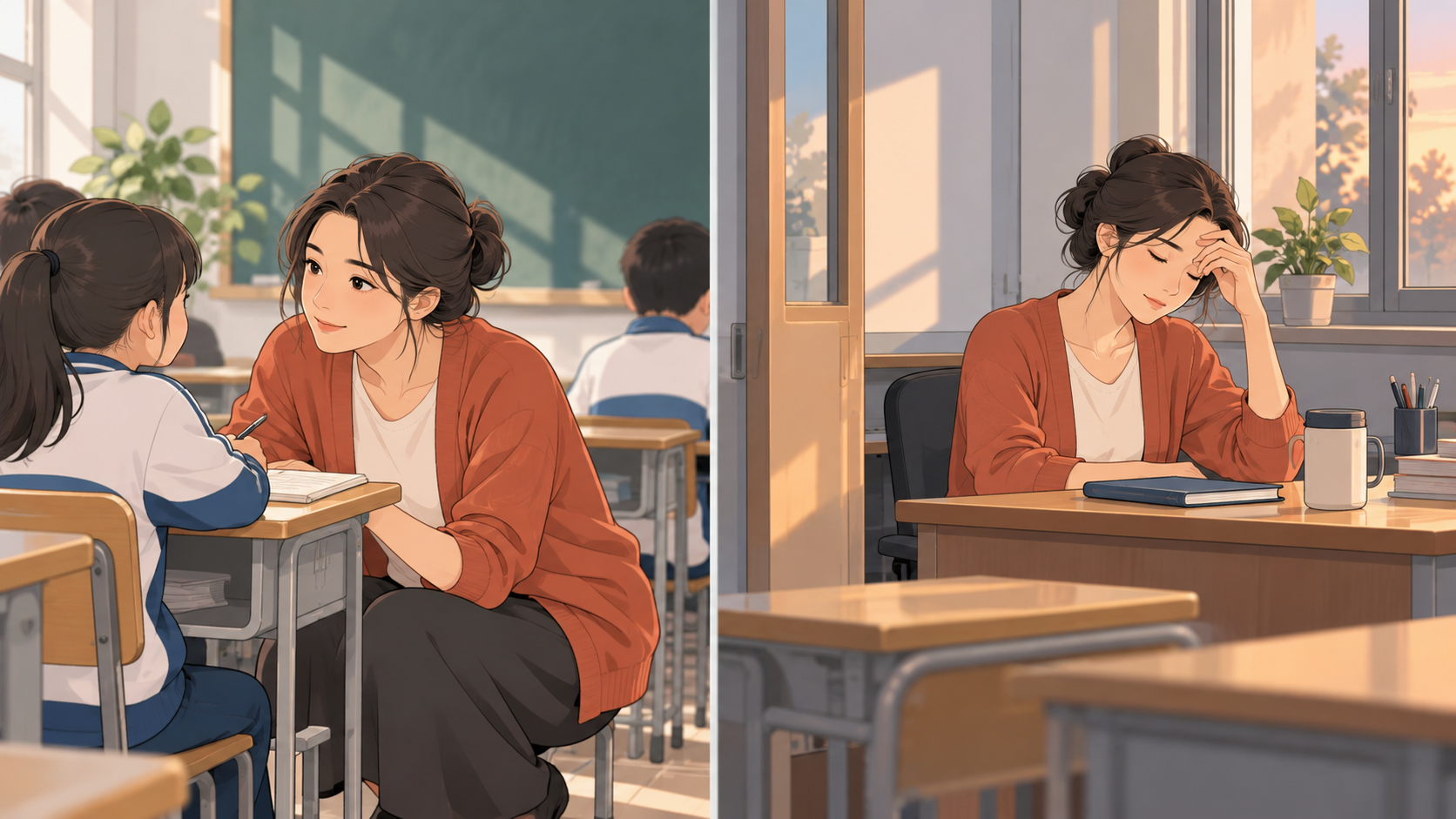 教师课堂耐心回应与课后休息