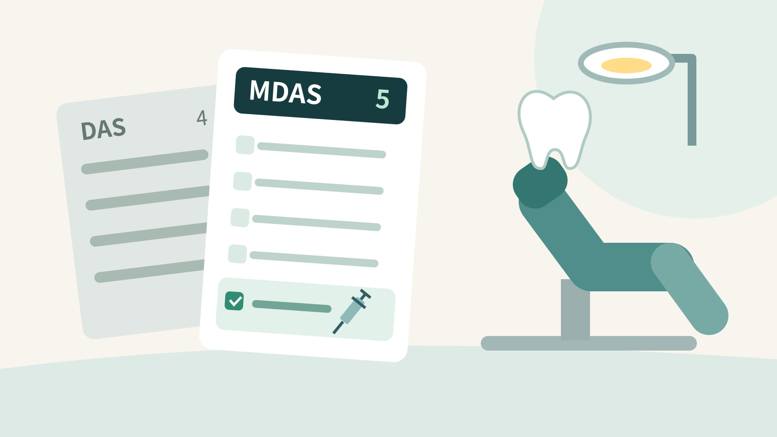 口腔门诊收到四题“MDAS”，先核对版本，再安排焦虑沟通