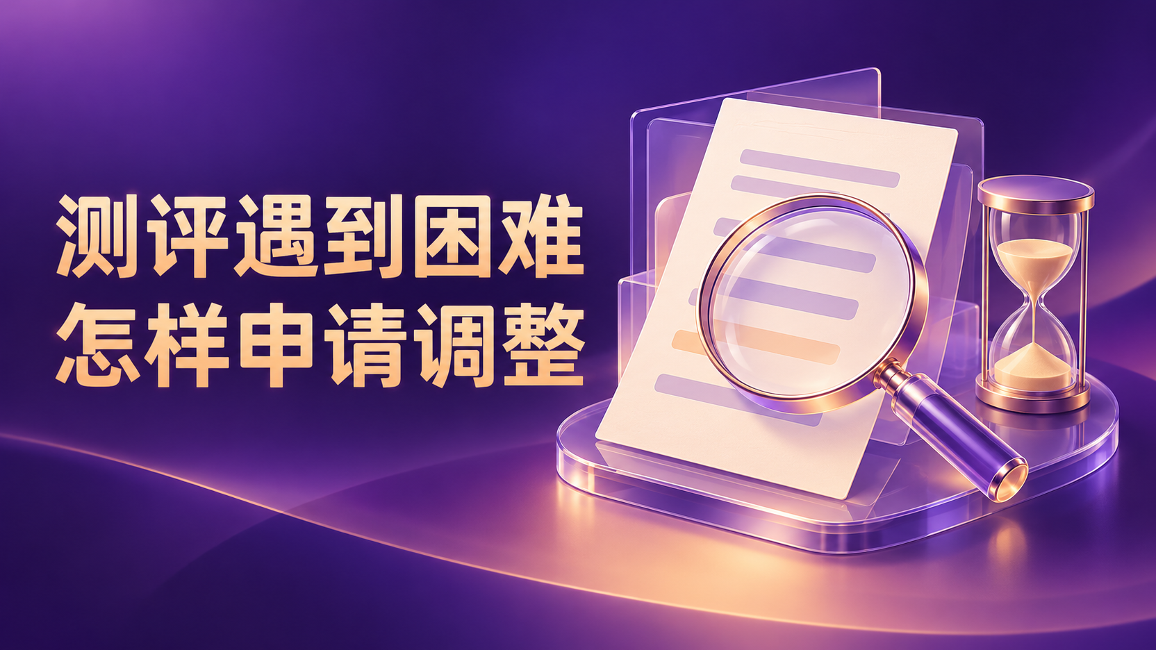 招聘心理测评看不清、来不及读完，能申请调整吗？ 封面