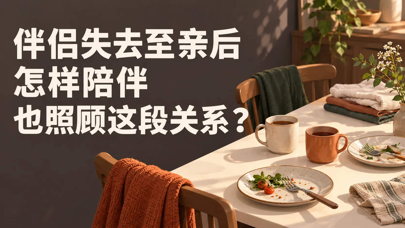伴侣失去至亲后,怎样陪伴,也照顾这段关系?