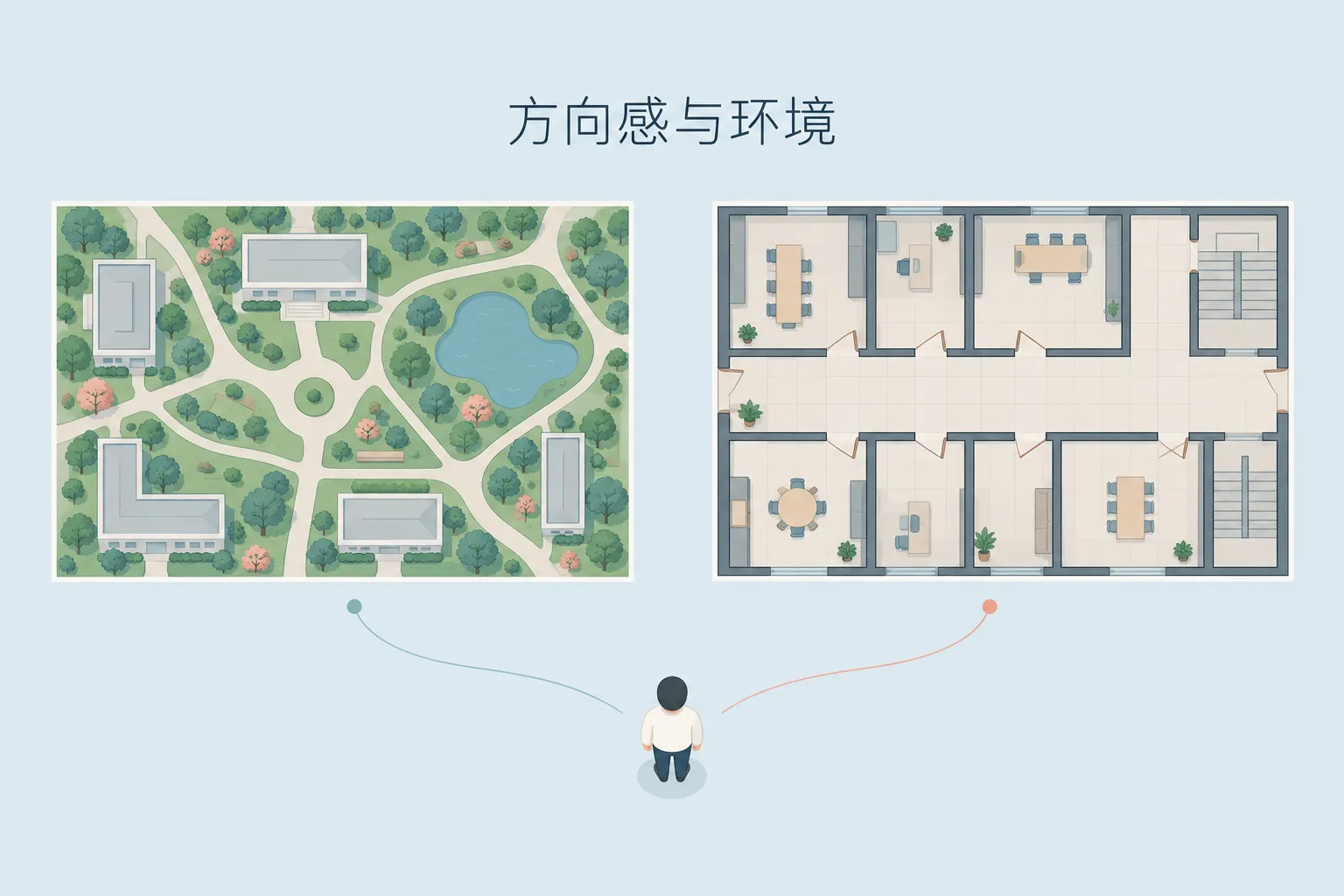 换了环境，方向感为什么也会变样