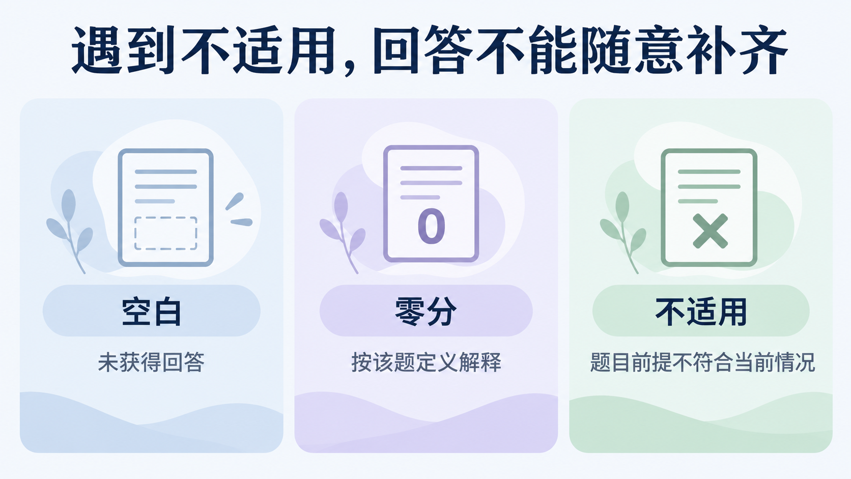 三种回答所保留的信息