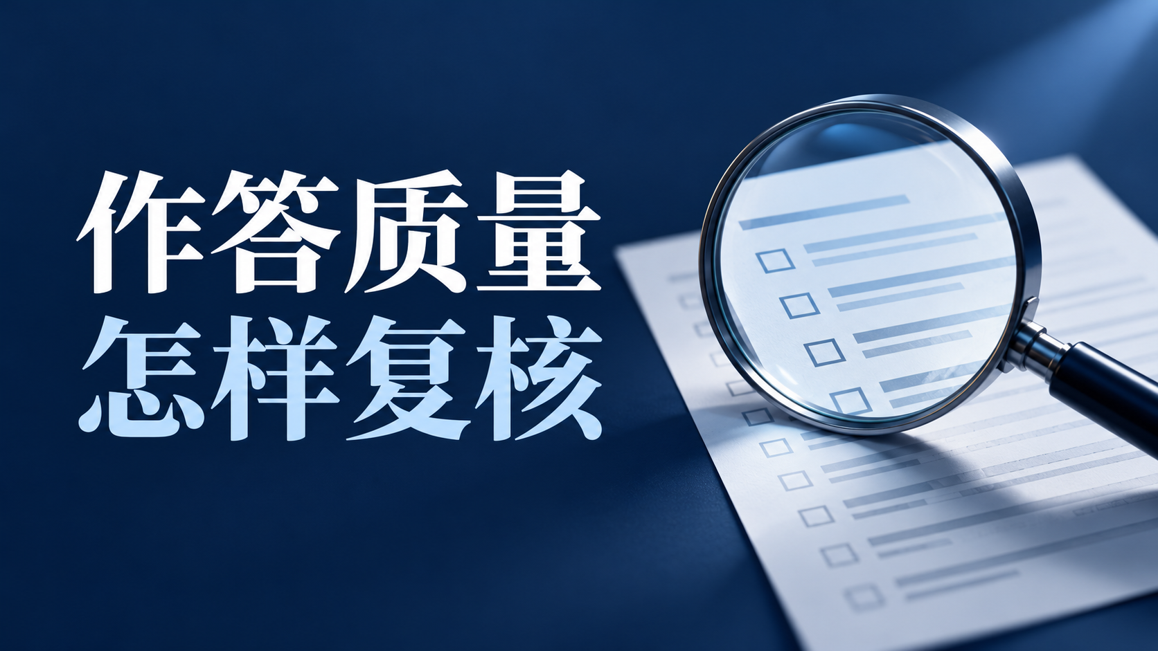 心理测评作答质量复核