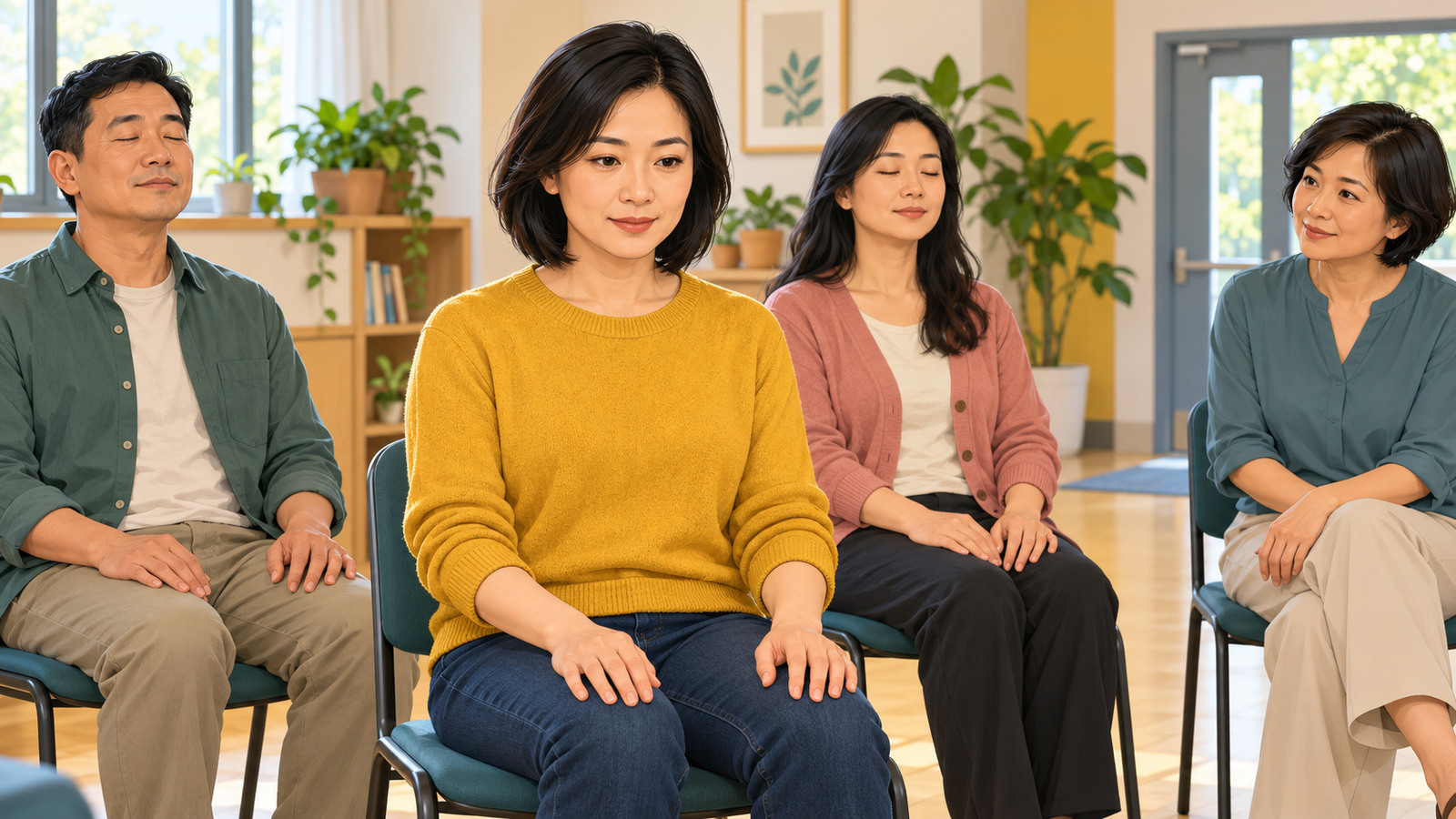 心理放松活动中，有人不愿闭眼怎么办？