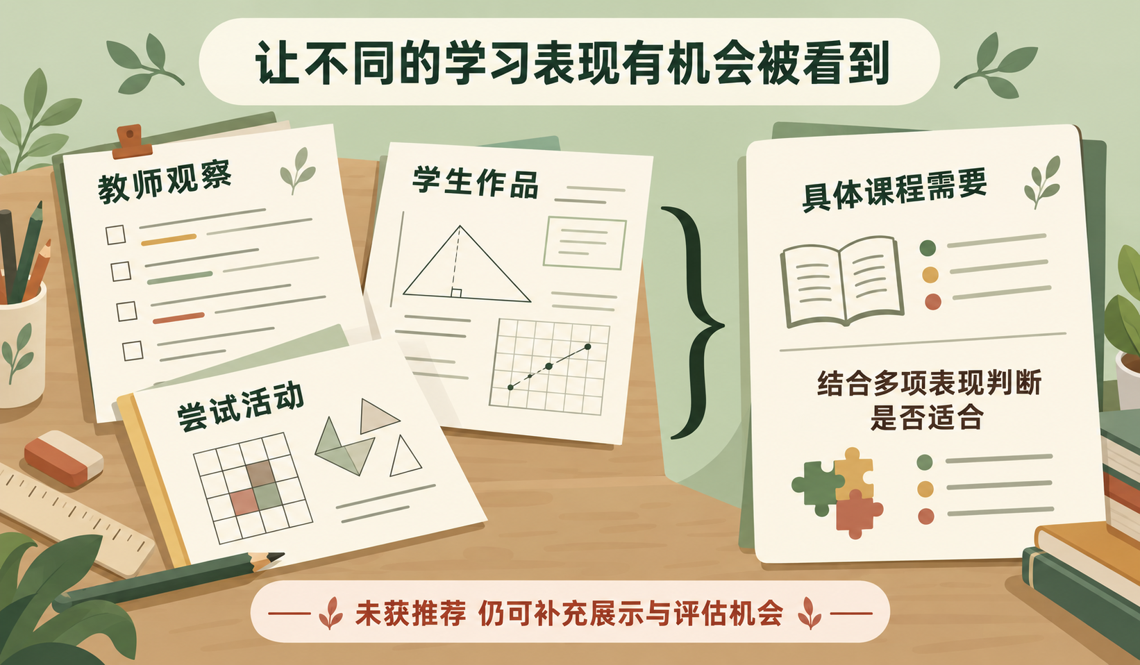 学校发现学习潜力,只靠老师推荐够吗