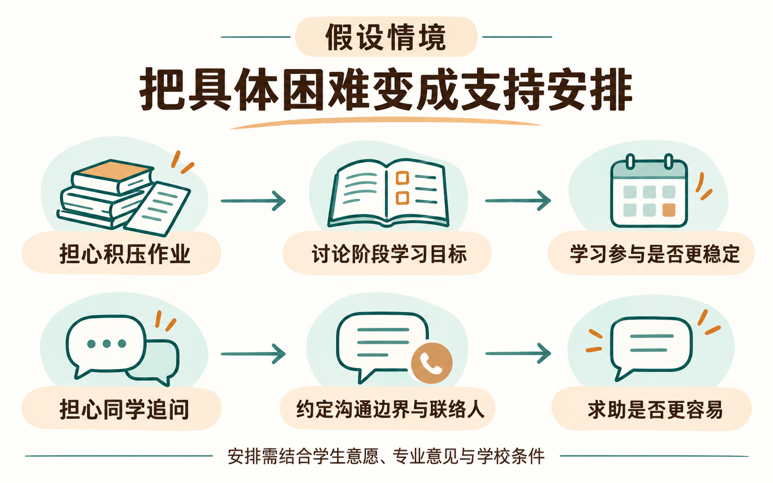 复学困难与支持安排示例
