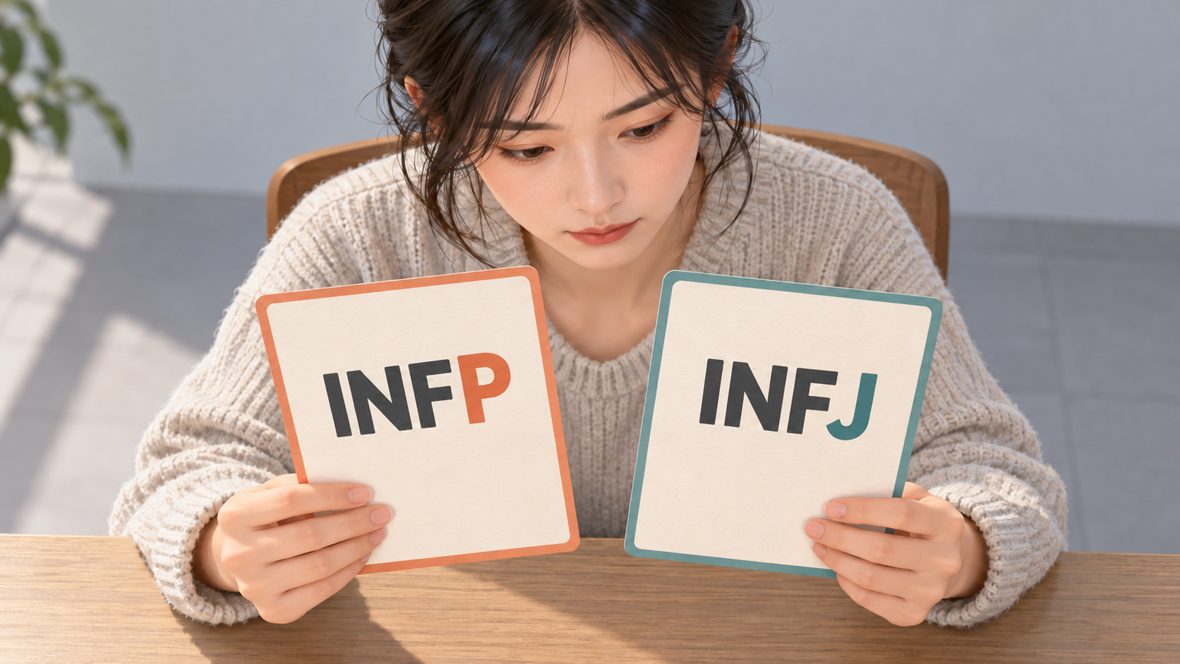 INFP和INFJ有什么区别?为什么两种描述都像我