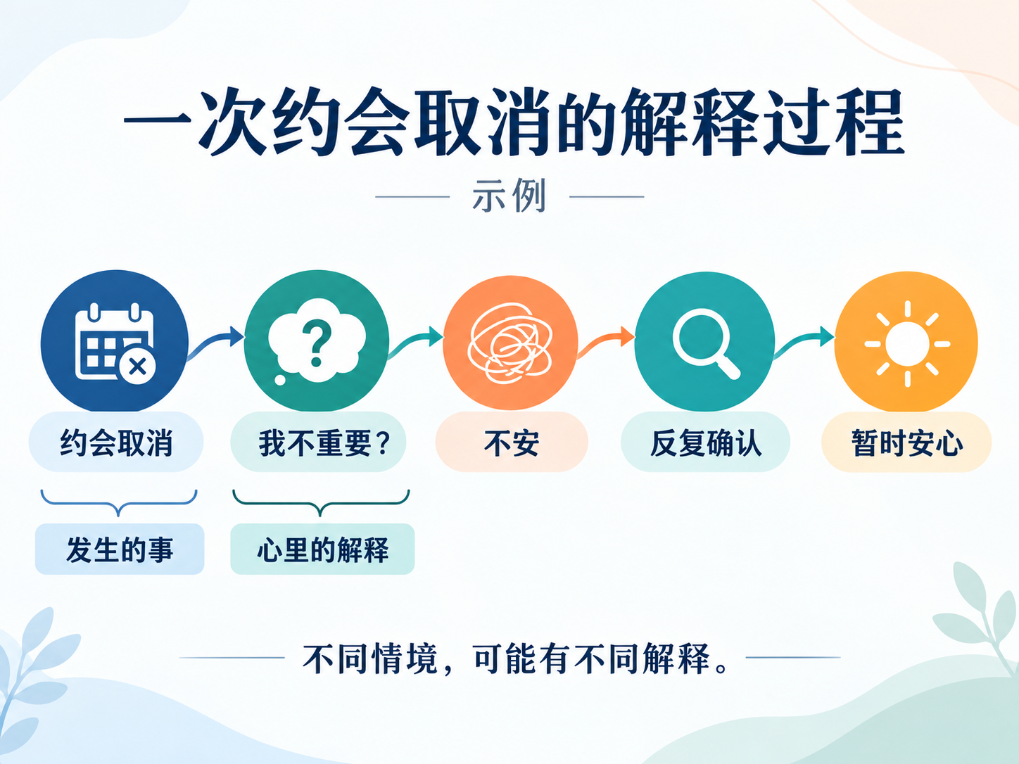 依恋焦虑中的确认过程