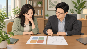 来访者与专业人员比较不同人格报告