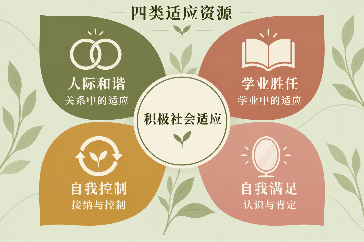 社会适应资源的四个构念