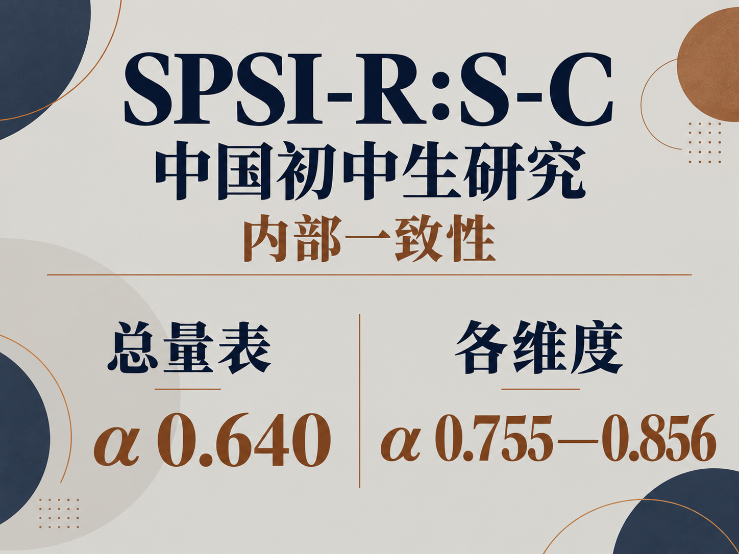 总量表与分维的内部一致性证据分别理解
