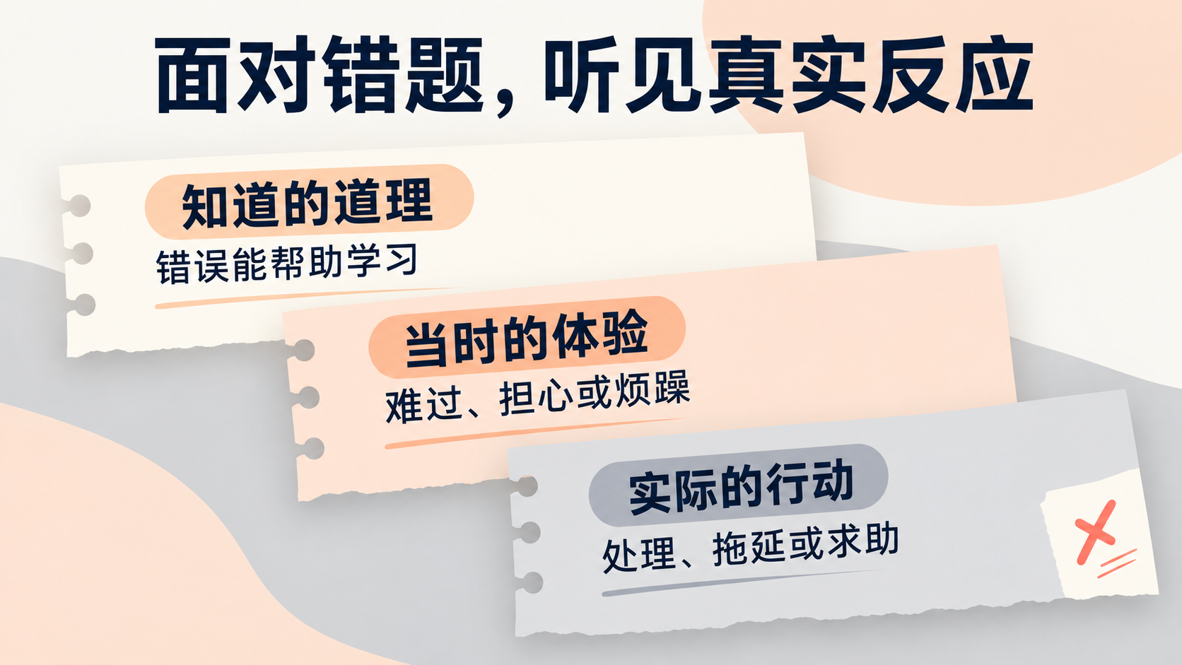 面对错题,听见真实反应
