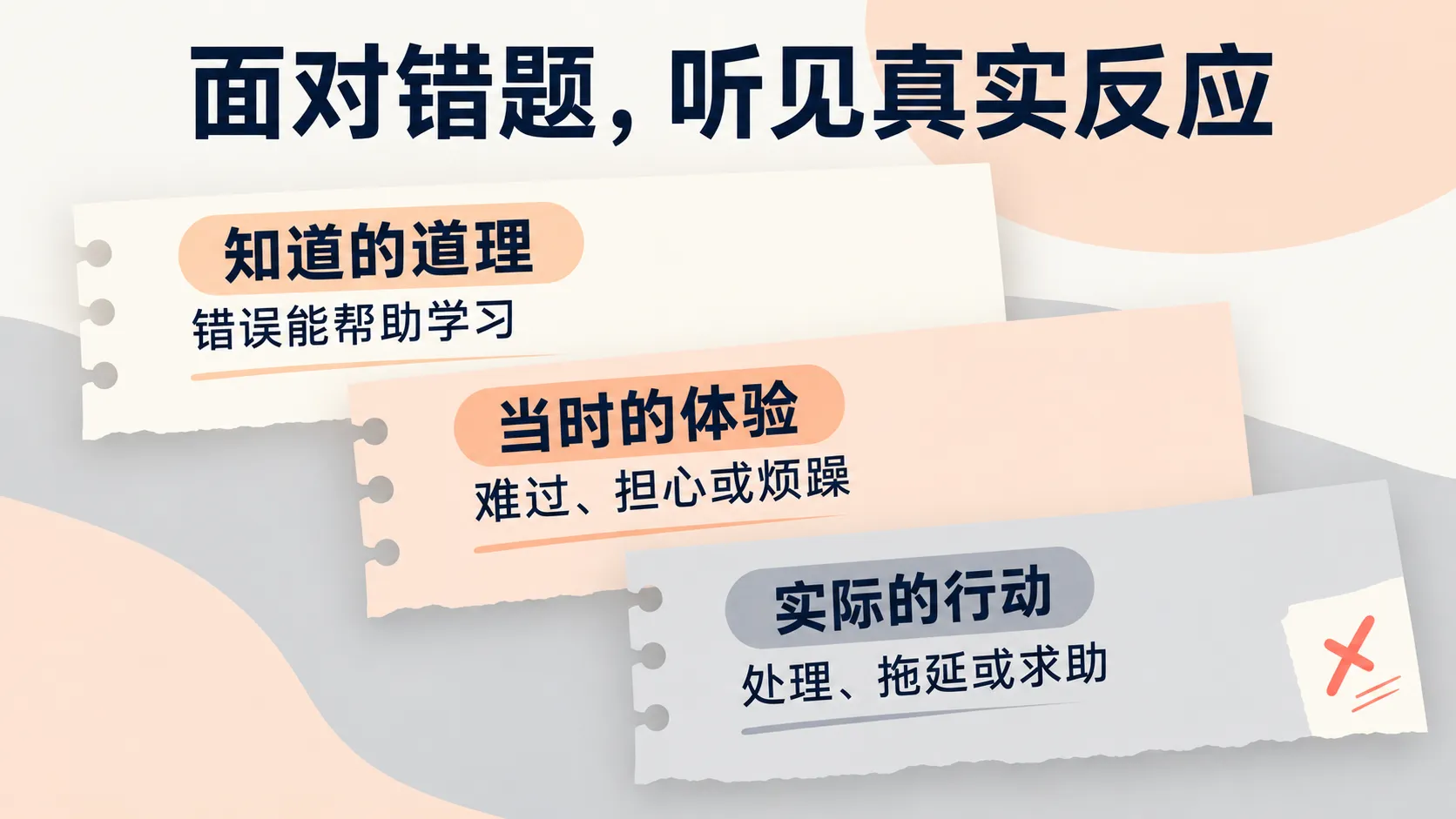 面对错题,听见真实反应
